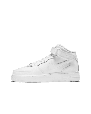 Nike air force 1 white mid top best sale